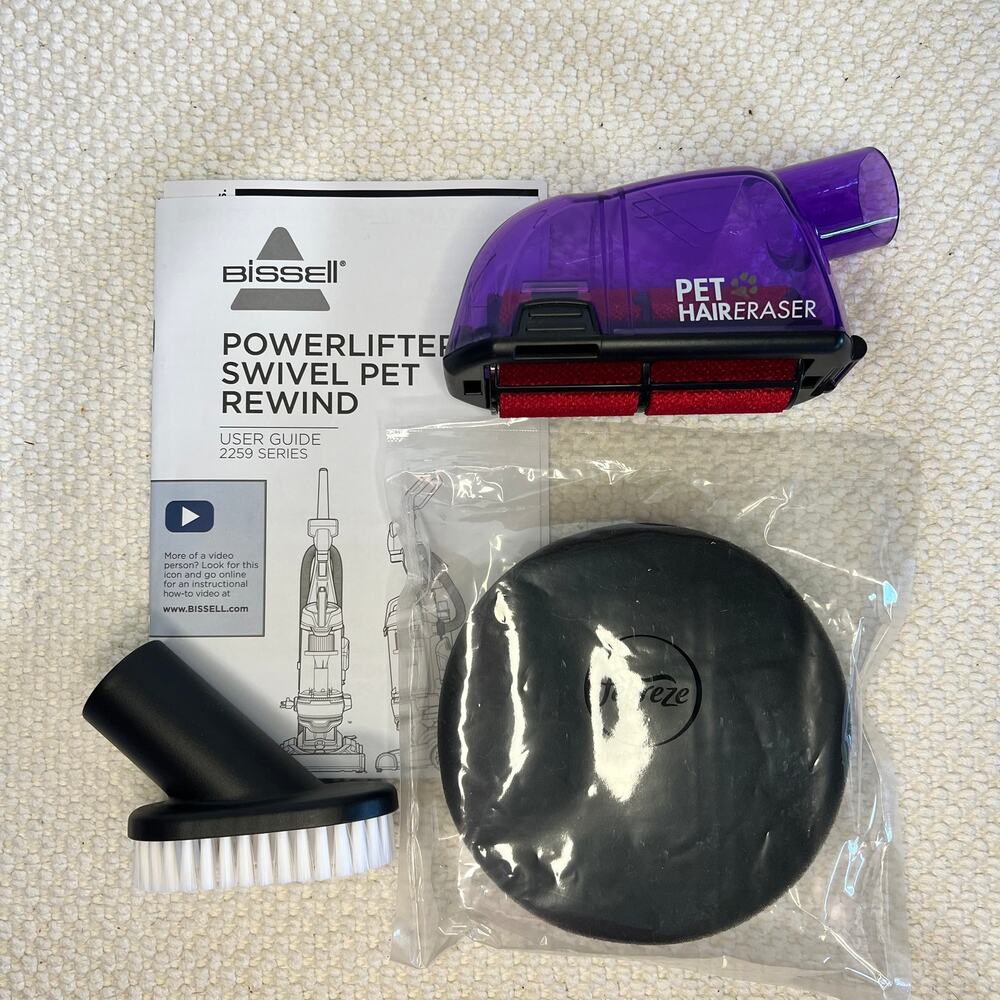Bissell Powerlifter Swivel Pet Rewind -4 Replacement Parts Brush Eraser Filter